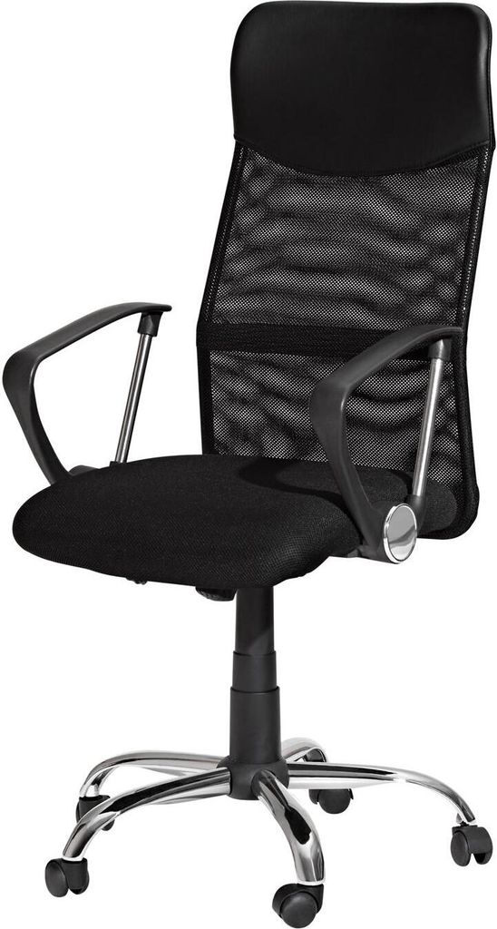 Sedia da ufficio PRESIDENT nera K1 Immagine del prodotto 