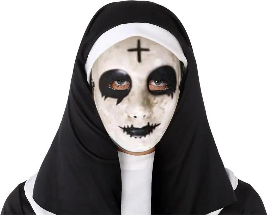 Atosa Halloween-pvc-maske 17x19.5 Cm Schwarz  Schwarz One Produktbild 