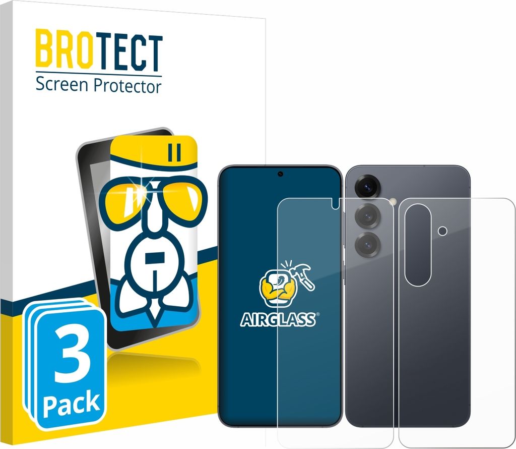 3x BROTECT Schutzglas für Samsung Galaxy S25 Produktbild 