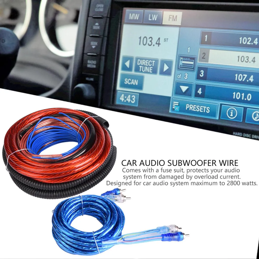 Câblage installation caisson de basses et kit circuits audio voiture - 4