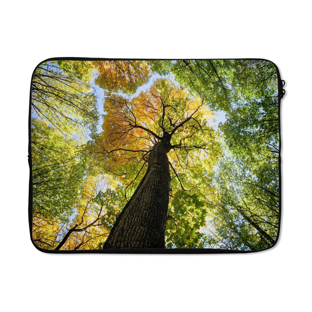 MuchoWow Laptop Hülle 15 Zoll Baum - Natur - Wald Laptoptasche - Laptoptasche - Sleeve - Rundum-Schutz