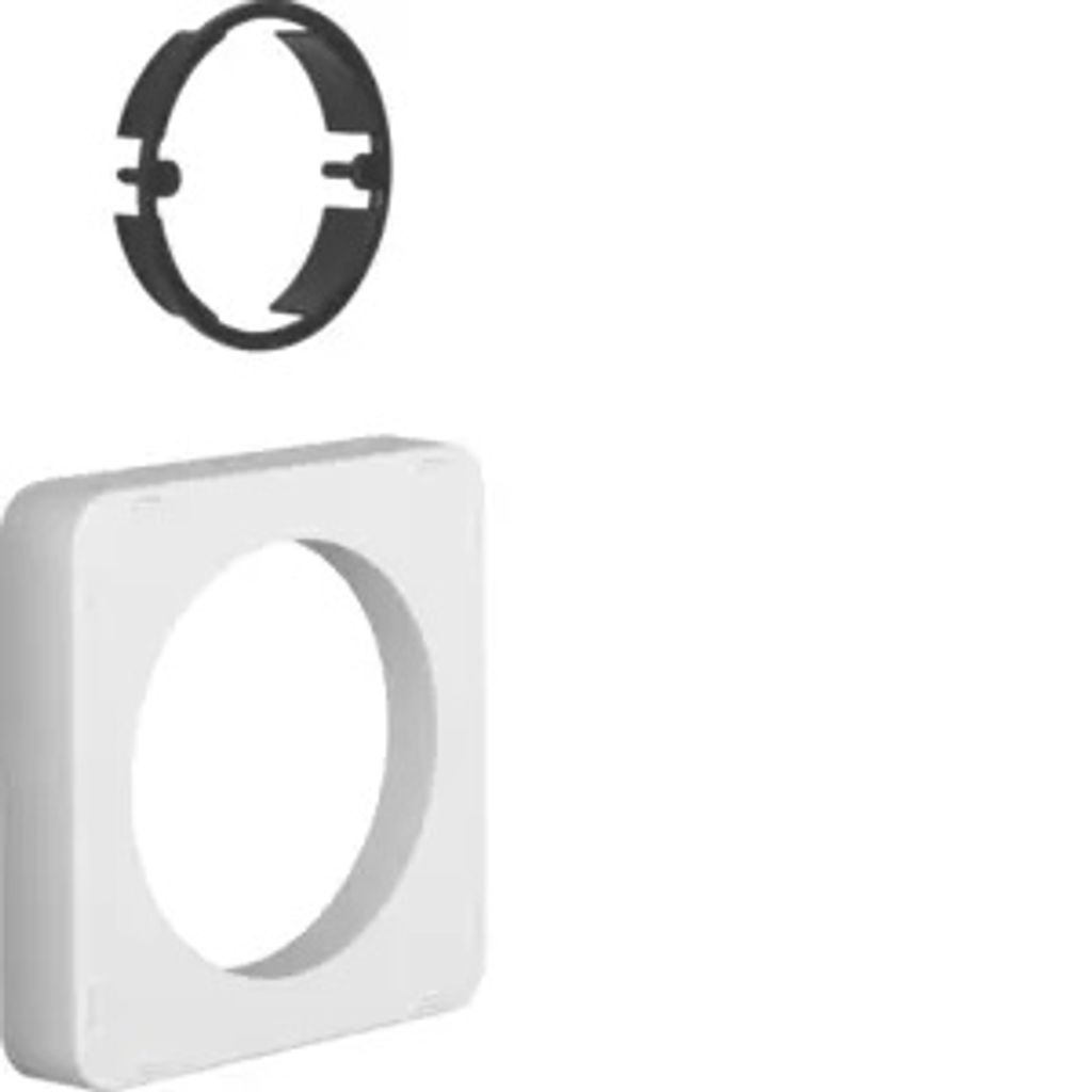 Berker 9103209 Aufputz-Rahmen mit Klemmring polarweiß System 42 V