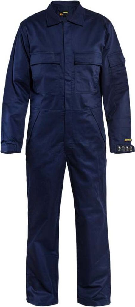 Blakläder Flammschutz Overall 6704 1516 in marineblau, Größe:64