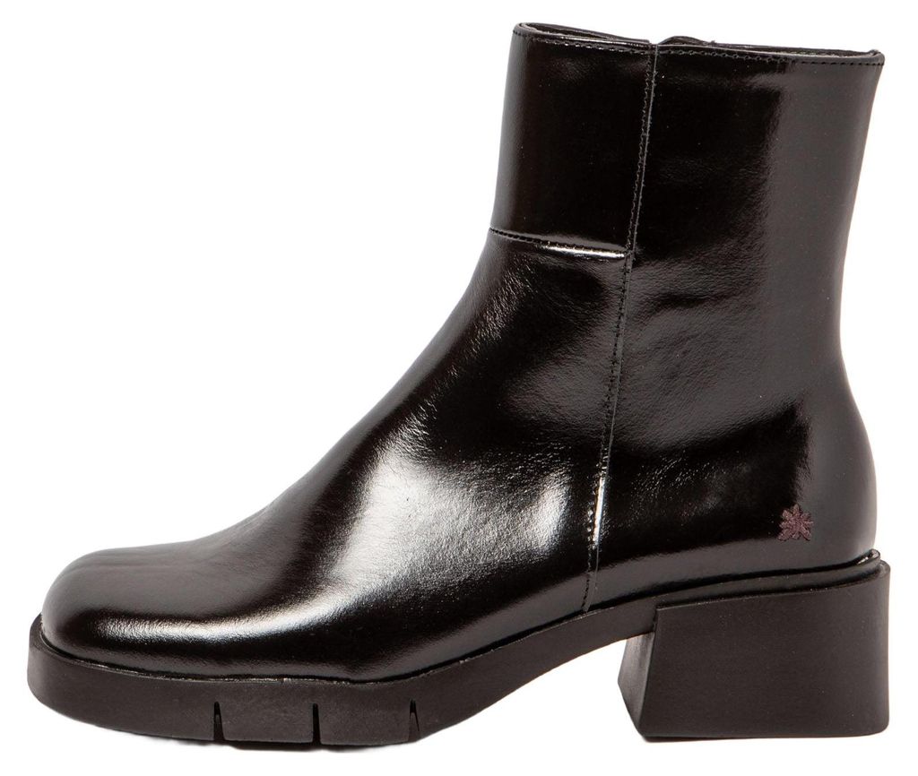 Art Stiefeletten Damen 1284 NAPPA SHINNY BLACK / VARSOVIA Farbe Schwarz