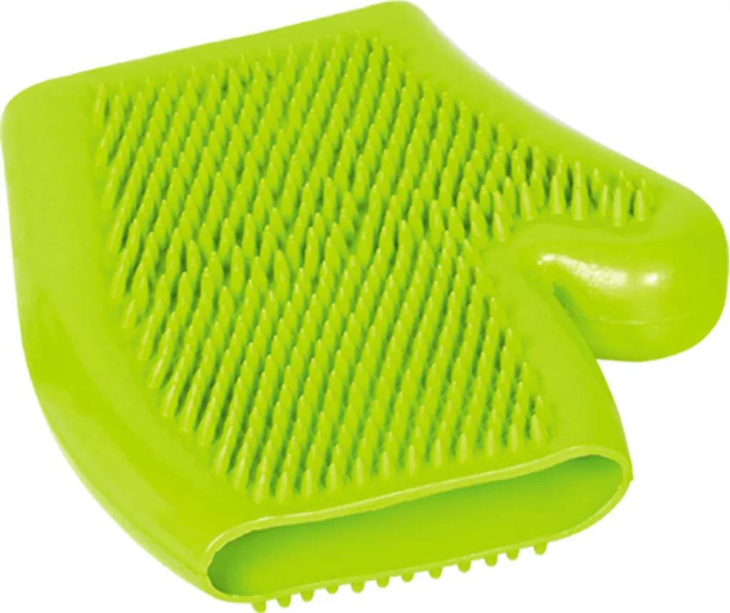 Offerta Guanto Nobby Verde Gomma Piena | Mai più Peli in Casa!