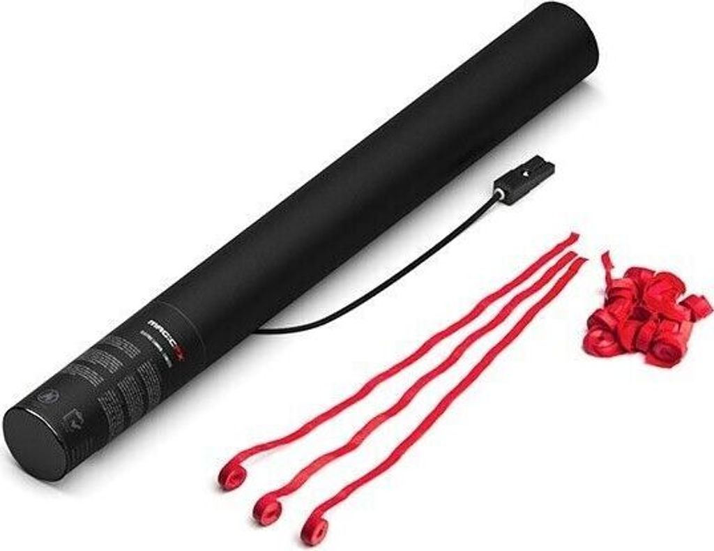 Magic FX Elektrische Streamerkanone 50cm - Rot