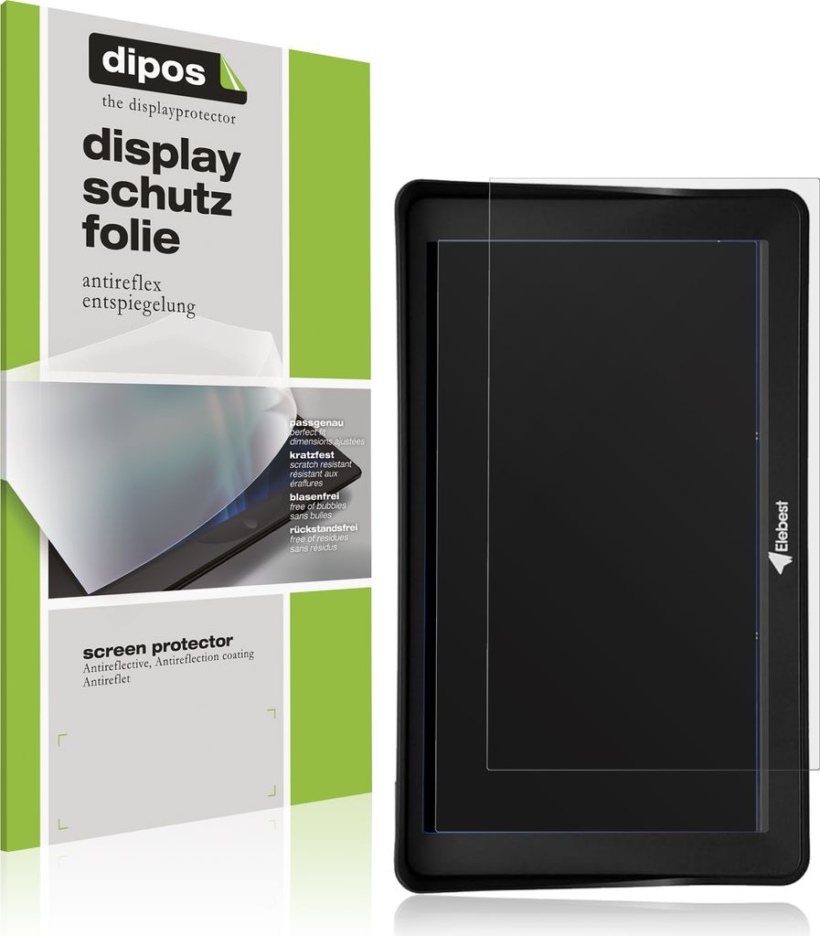 2x Schutzfolie für Elebest City 70AT matt Displayschutzfolie Folie Display Schutz dipos