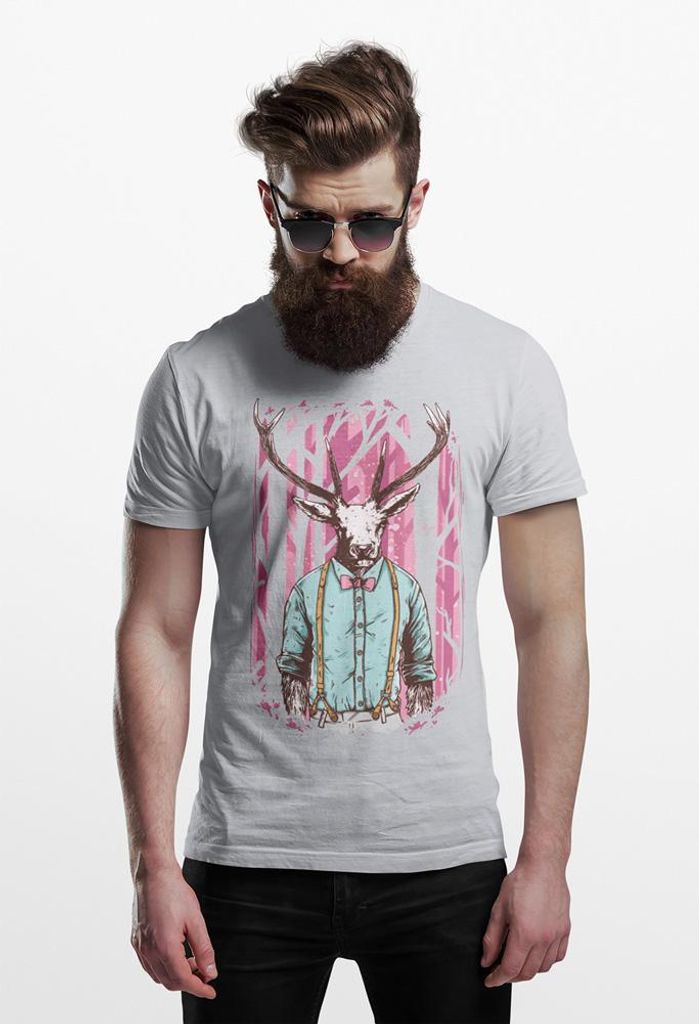 D&B Uni Polo ST00037 Deer Grau-Größe XL