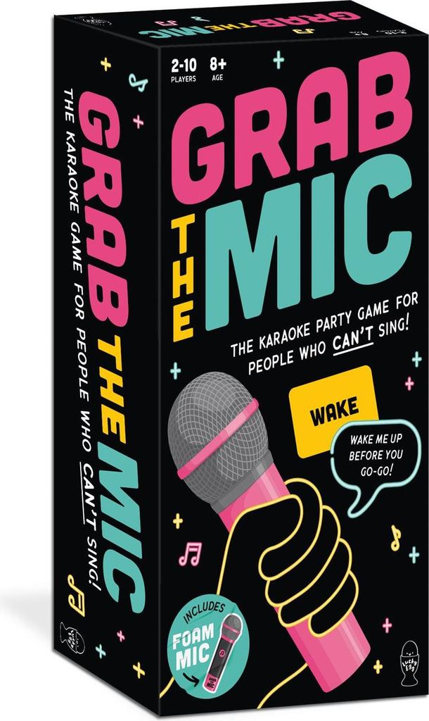 HUCH!, Grab the Mic Spiel Deutsch, Karaoke Spiel mit Produktbild 