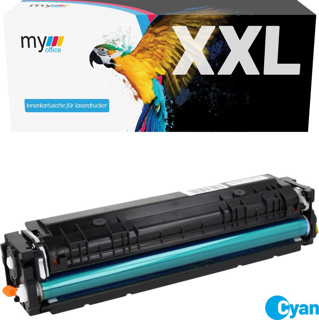 Toner für Canon "CRG054H" CRG-054H My Office LBP621CW LBP623CDW MF641CW, Cyan