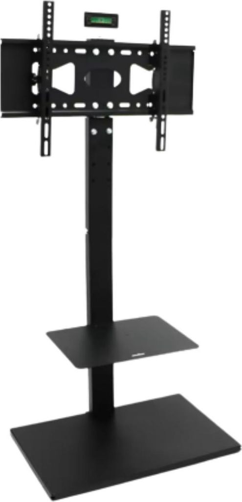 TV-Standfuß Vaylen 32-65" – Höhenverstellbar – Mobil – Mit Ablage & Kabelmanagement – Schwarz