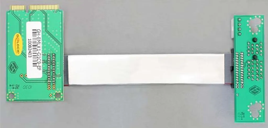 Carte Riser Delock 41370 Mini PCI Express vers PCI Express x1 Gauche - 2