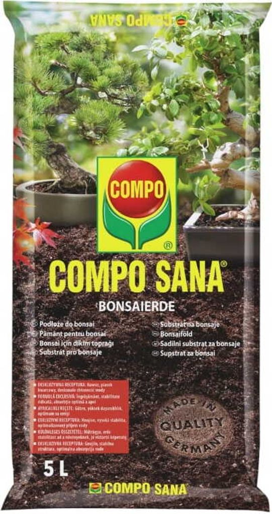 COMPO SANA Bonsai-substraat, 5 liter. COMPO Productafbeelding 