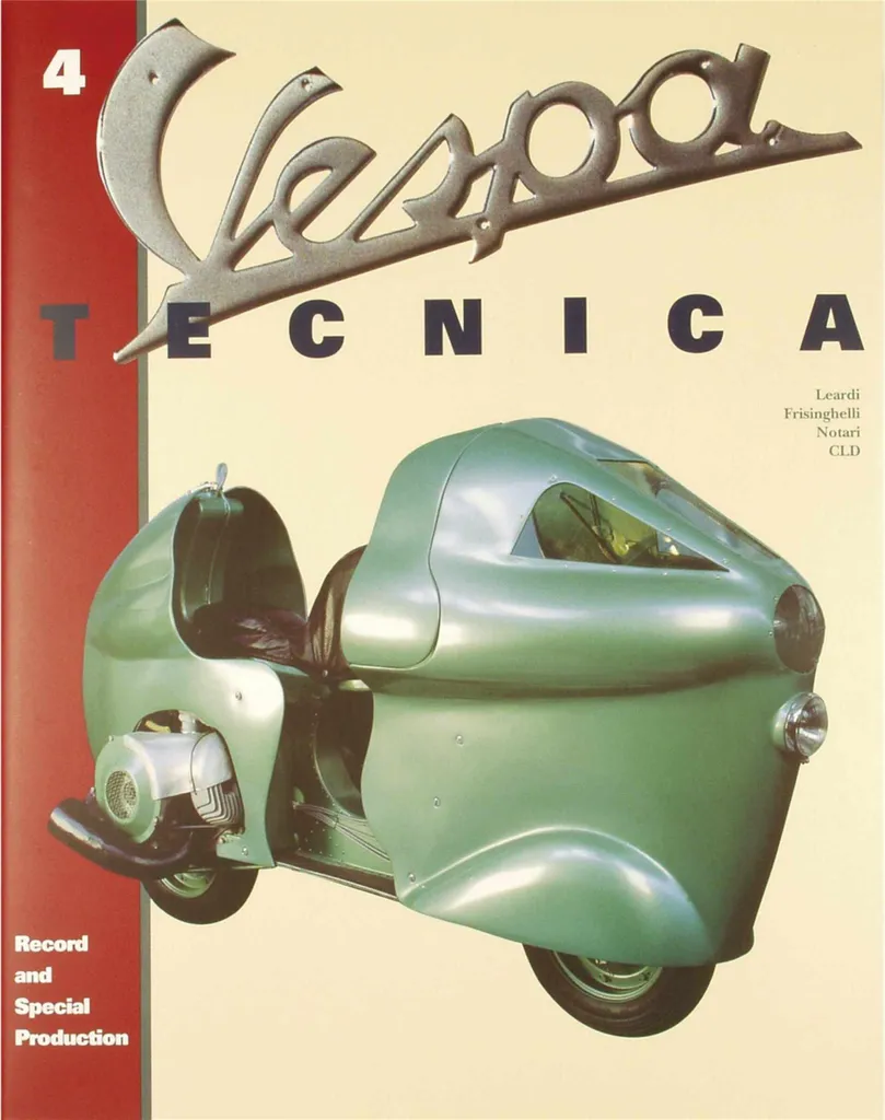 Livre technique Vespa Piaggio revue d atelier en allemand de collection
