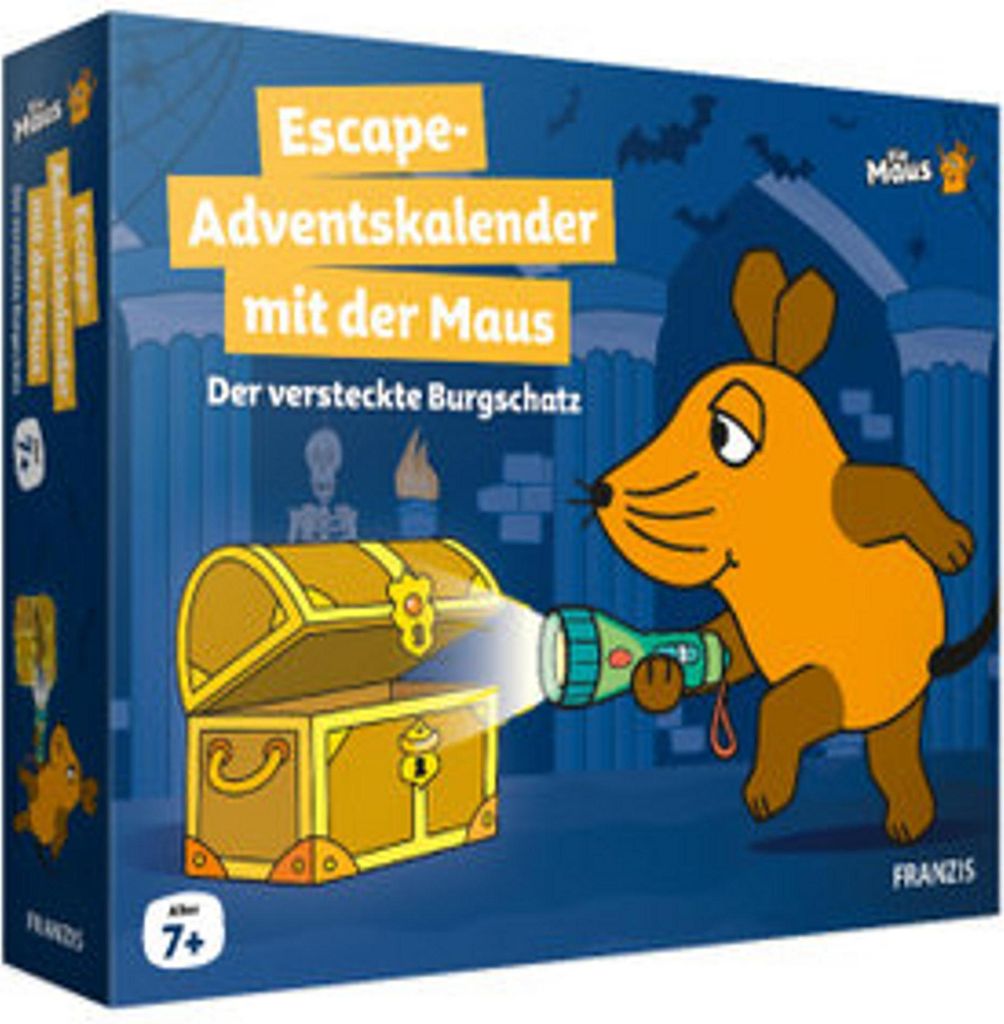 FRANZIS 67169 - Die Maus Escape-Adventskalenders mit der Maus. Für Kinder ab 7 Jahren.