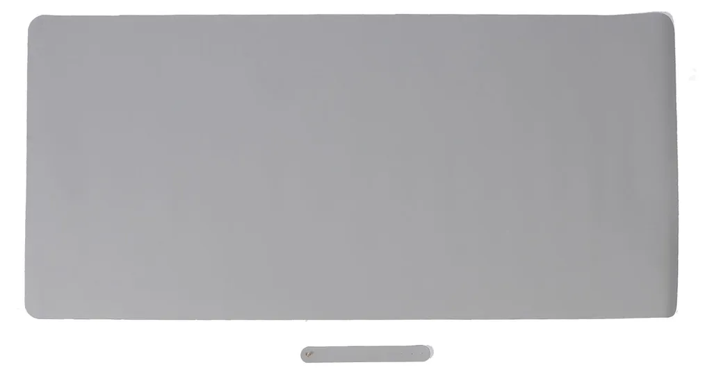 Set de table pour manucure à domicile gris en cuir PU haute résistance