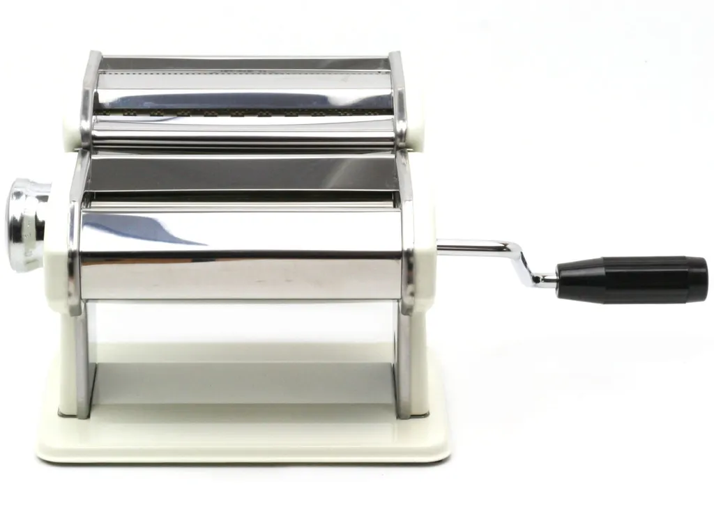 Machine à pâtes en acier PASTA PERFETTA avec rouleaux réglables blanc - 8