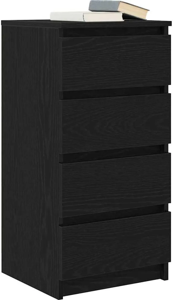 Offerta Credenza Maison Exclusive Rovere Nero 37.5x35x76 - Compra - 4