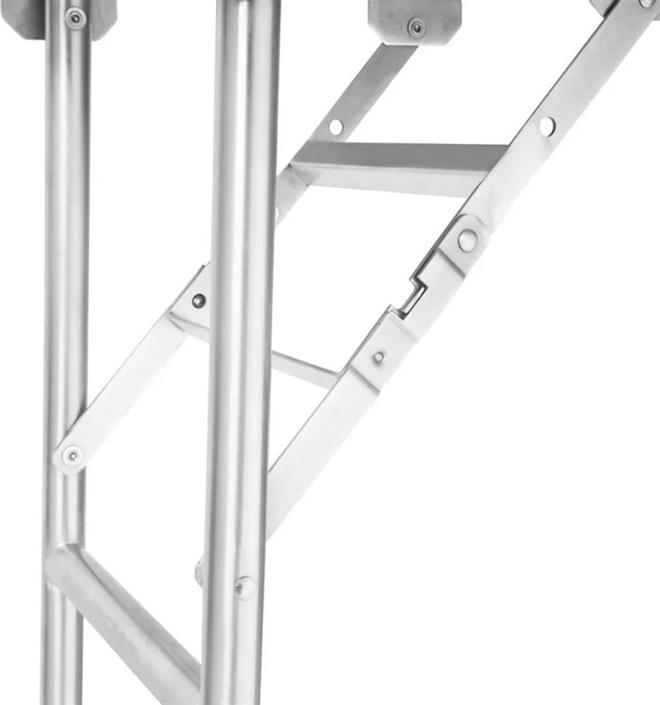 Table inox pliante 1830mm - La solution gain de place pour labo et pro - 4