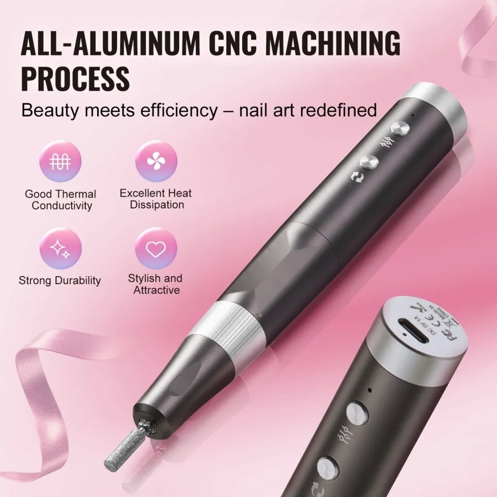 Fresa Unghie 30000 Giri Professionale - Lima Elettrica Gel e Acrilico - 4