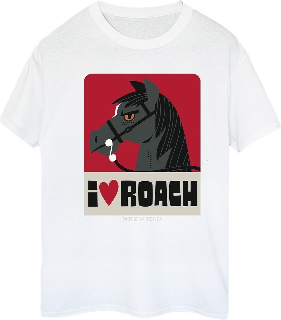 Netflix - "The Witcher I Heart Roach" T-Shirt für Damen Produktbild 