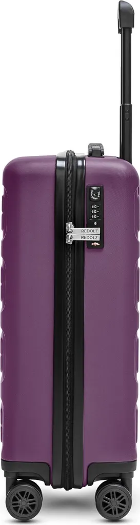 Bagage à main trolley 56cm REDOLZ Essentials 08 coloris violet pourpre