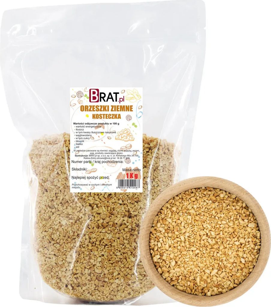 Cacahuètes en petits dés 1kg Image du produit 