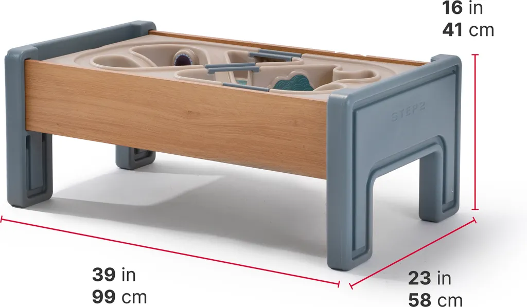 Table d'activités Step2 Harmony avec couvercle pour circuits de voitures - 4