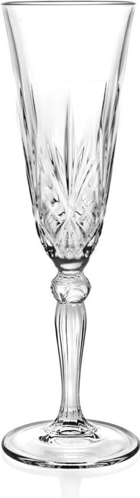 Sektglas Melodia 160 ml Sektkelch Kristallglas Retroschliff Produktbild 