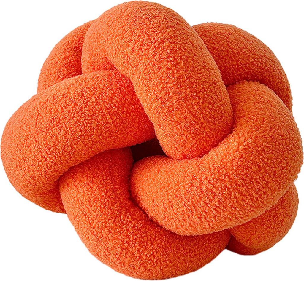 Kissen, manuell, geflochtener Knoten, runde Kugelform, Plüsch, elastisch, Schlafbegleiter, Sofa, Couch, Dekoration, Wurfkissen, Fotografie-Kissen