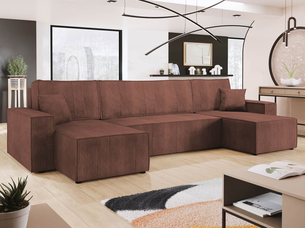 MIRJAN24 Wohnlandschaft Karl U Cord, Eckcouch mit Produktbild 