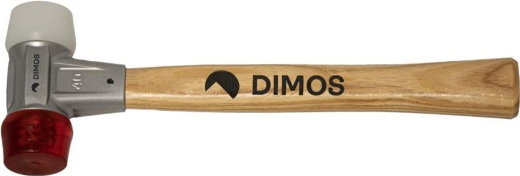Gummihammer Ø 40 mm mit zwei Spitzen - DIMOS - 18554-40