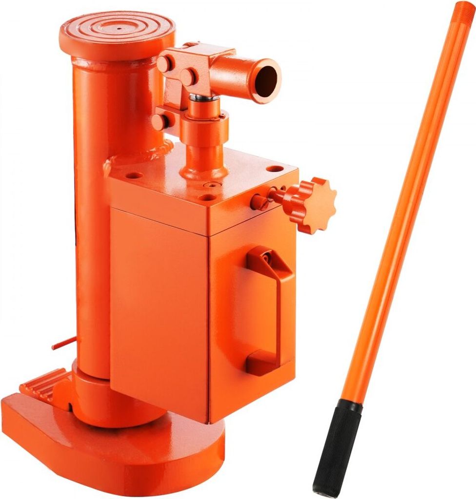 Hydraulischer Wagenheber - 5 t / 10 t Hebebühne - 25-230 mm Zehenhöhe - 370-570 mm Spitzenhöhe - 360° drehbarer Klauenwagenheber - für Maschin...