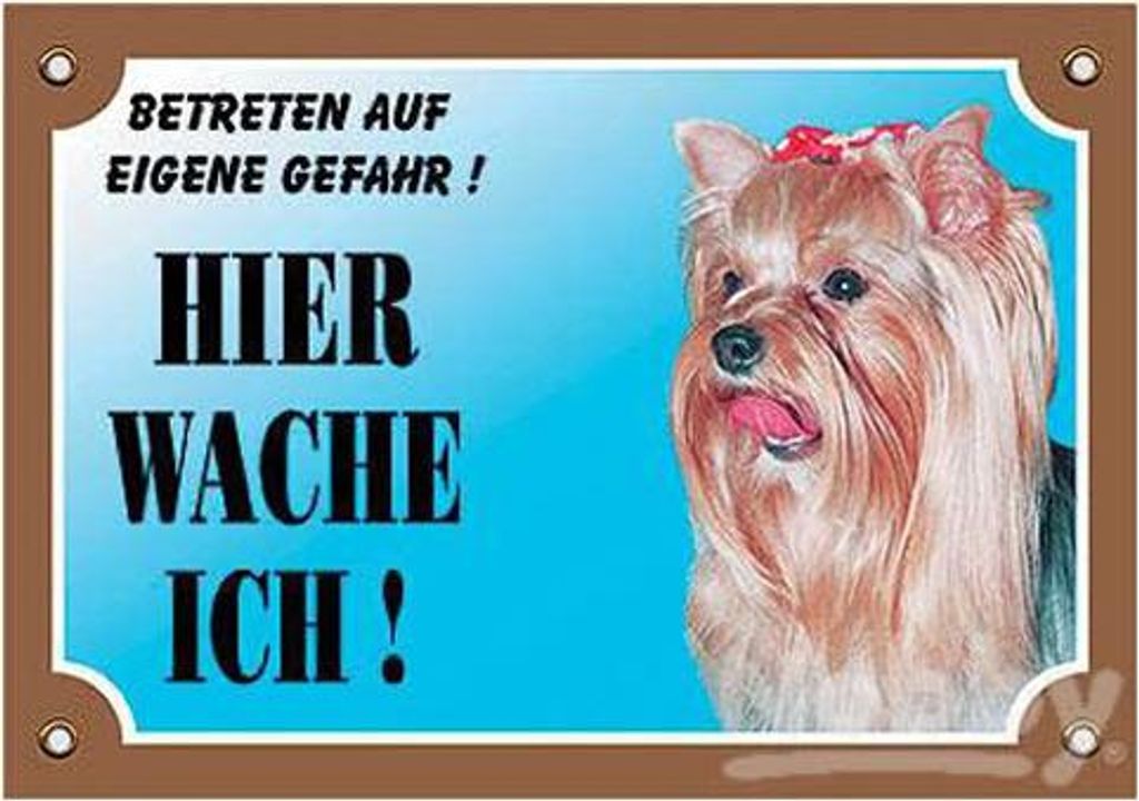 Nobby Warntafel Yorkshire Terrier