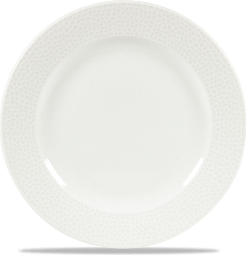 Churchill Isla Super Vitrified Flache Teller 17cm, 12 Stück, Weiß, Rund