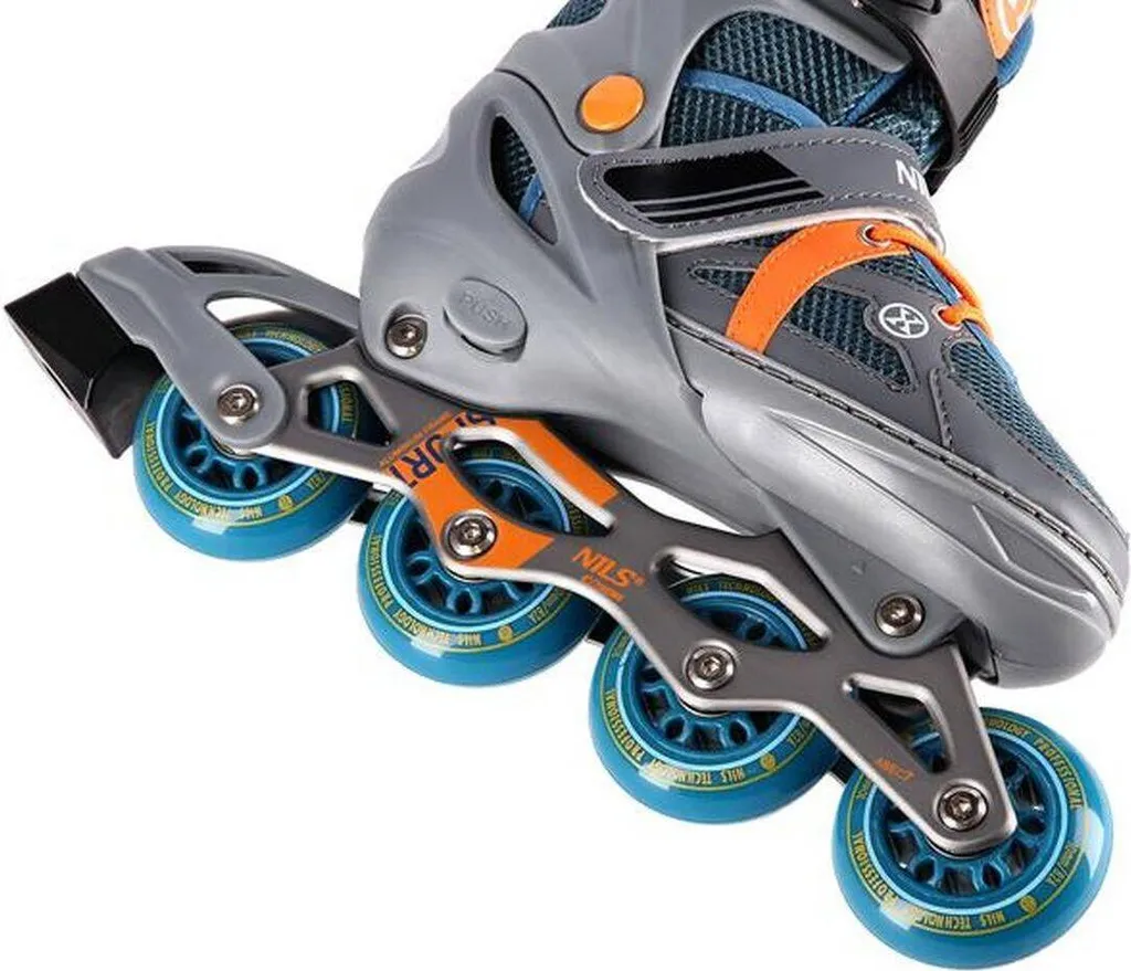 Patins NILS Extreme NJ1828A avec roulements ABEC7 et taille ajustable S