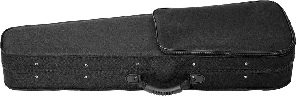 Boîtier de violon 4/4 rigide avec revêtement nylon et double sangle - 9