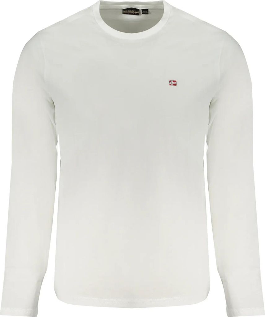 Napapijri Herren T-Shirt Weiß NP0A4HN7SALISLS1_BI002 : Größe - 3XL Größe: 3XL