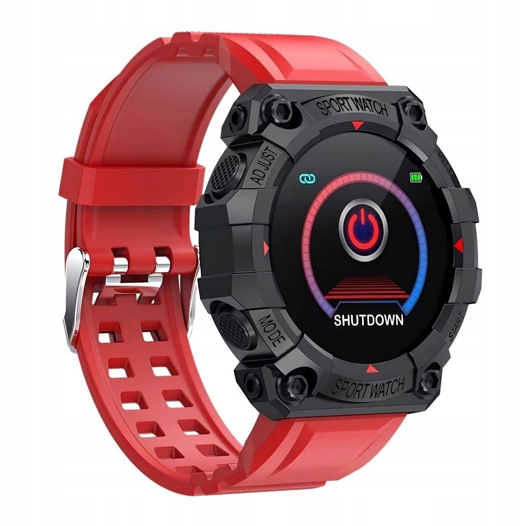 GR-32770 GT7.5 Smartwatch - Rot mit Anruffunktion und Gesundheitsmonitor KP32770