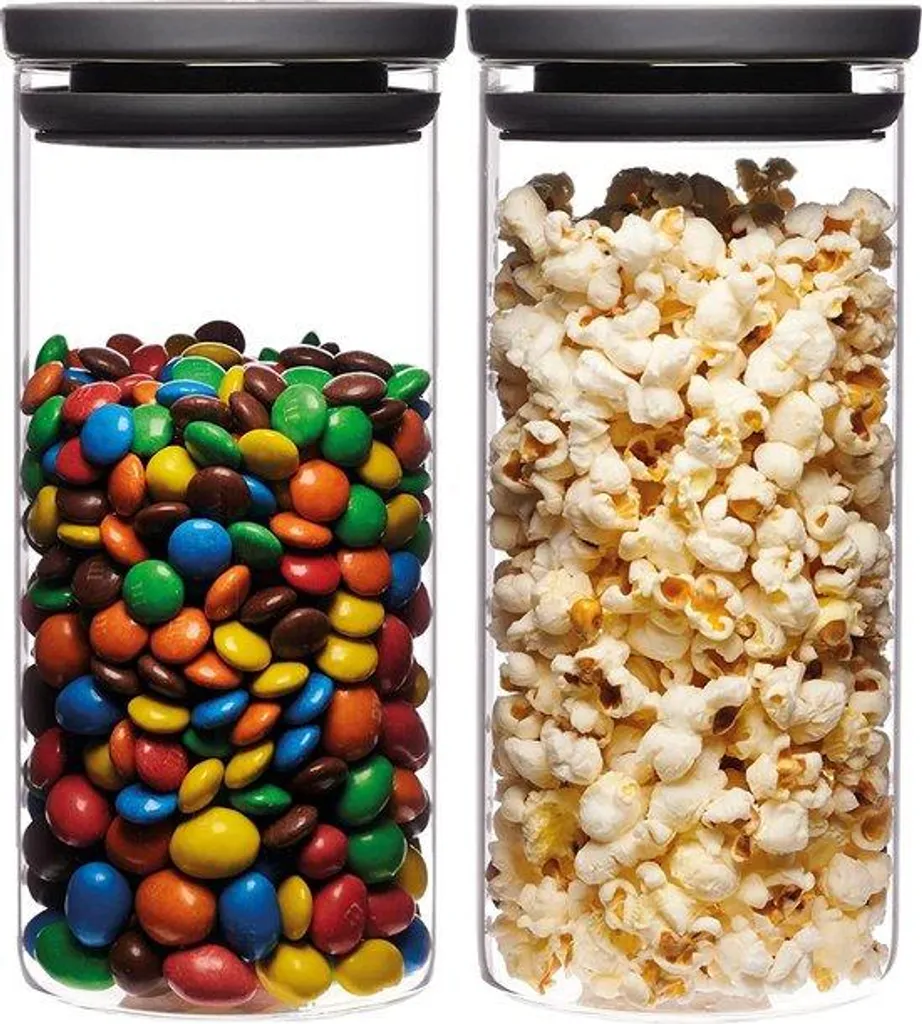 Lot de boîtes de rangement cuisine pour riz, sucre et pâtes hermétiques