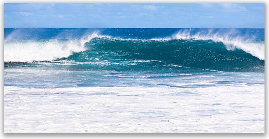 Glasbilder 120x60 Wandbild Druck auf Glas Meer Landschaft