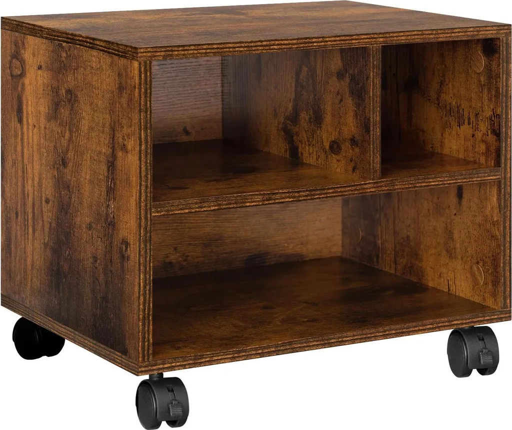 Meuble Support Imprimante Mobile Petit Chariot de Bureau sur Roues - 2