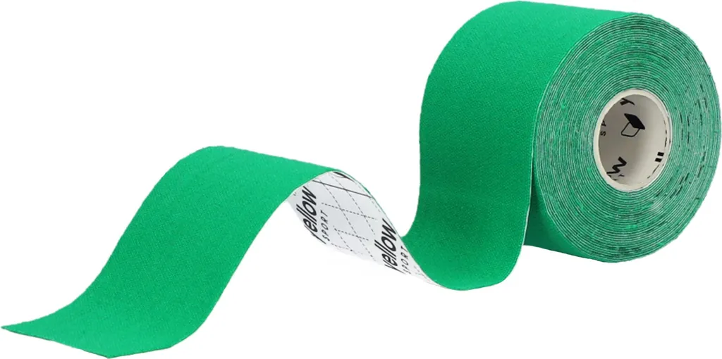 yellowSPORT yellowTAPE Verde - Cerotto Kinesiotaping Delicato e Sicuro