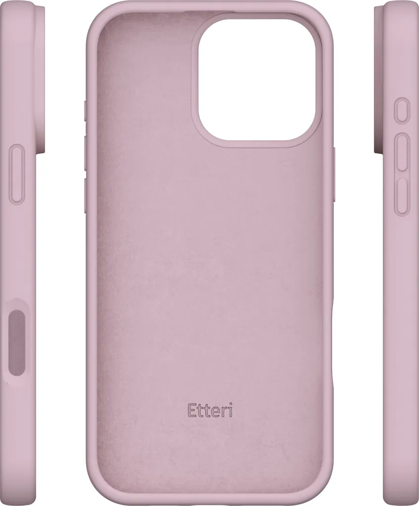Custodia Etteri iPhone 16 Plus 6.7 Silicone Rosa Chiaro Soft-Touch - 2