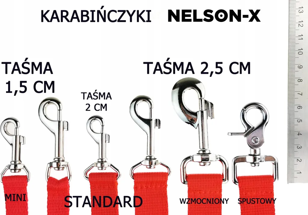 Cordino Nelson-X 150cm Moschettone Scatto | Alta Resistenza 2,5cm - 3