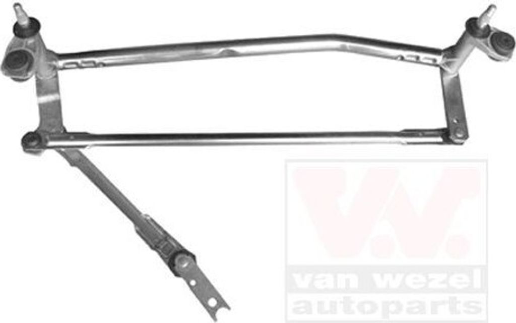 VAN WEZEL 5839230 Wischergestänge für VW Passat Variant (3C5) Passat Variant (365) Passat Limousine (3C2) Passat Alltrack (365) Passat Limousine ...