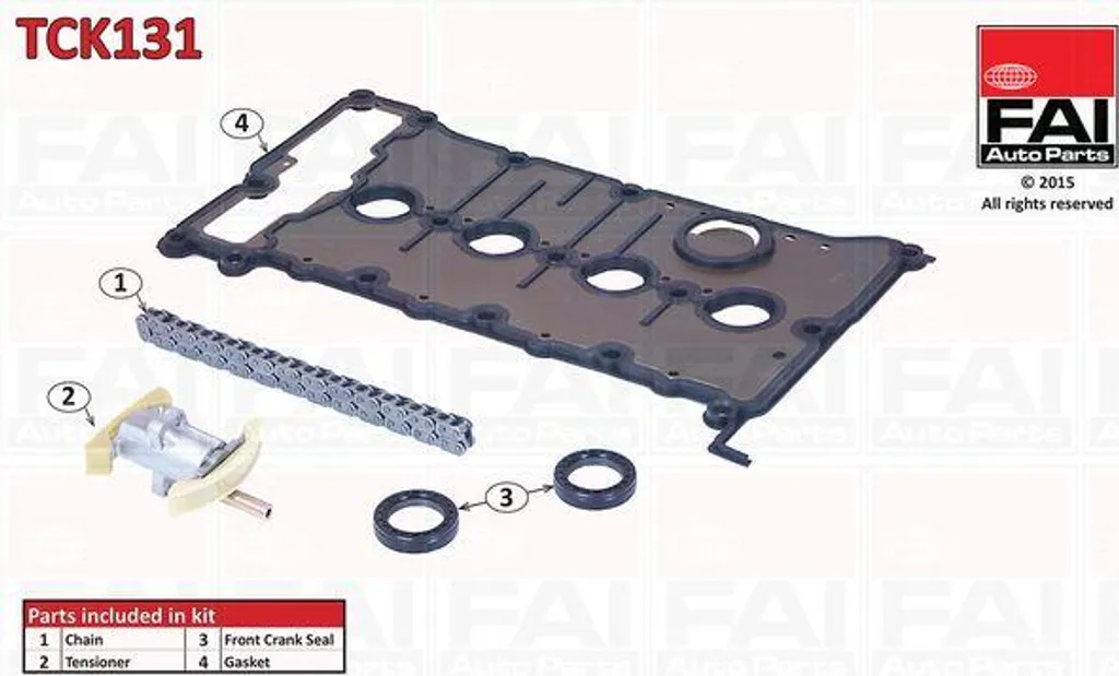 Kit chaîne distribution pour réparation moteur Passat 3B et Audi A6 4B 20V