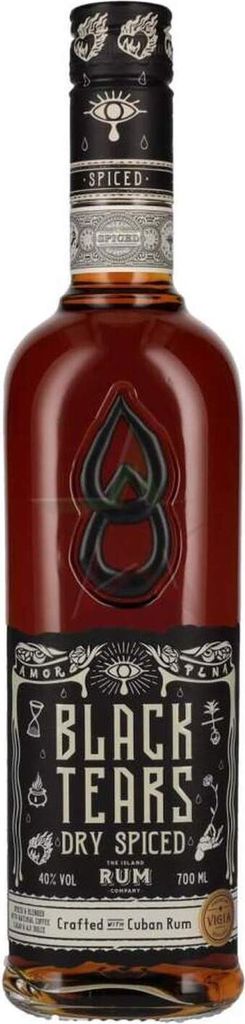 Black Tears Spiced Rum 40 % 0,70 lt.