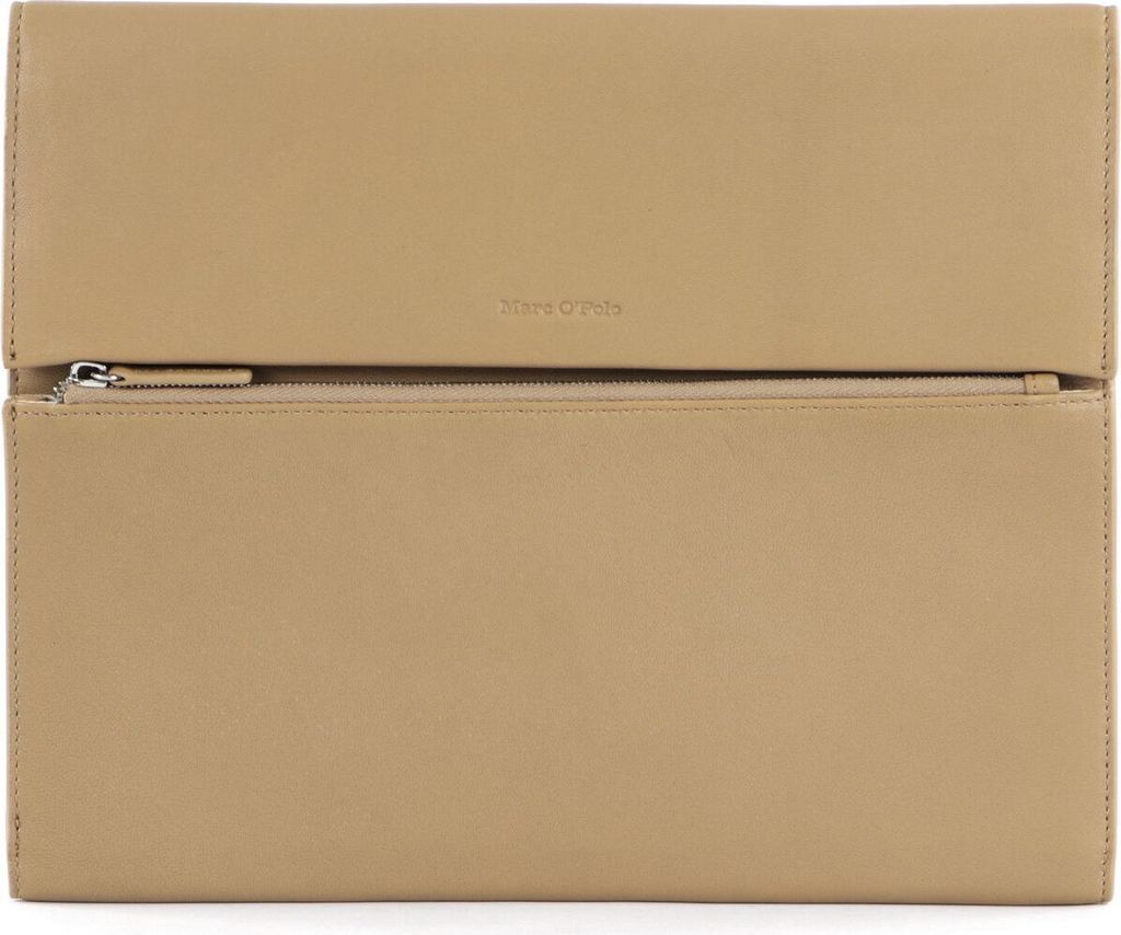 Marc O'Polo Leder Tablettasche Jolin Tablet Case Wheat Field hellbraun
