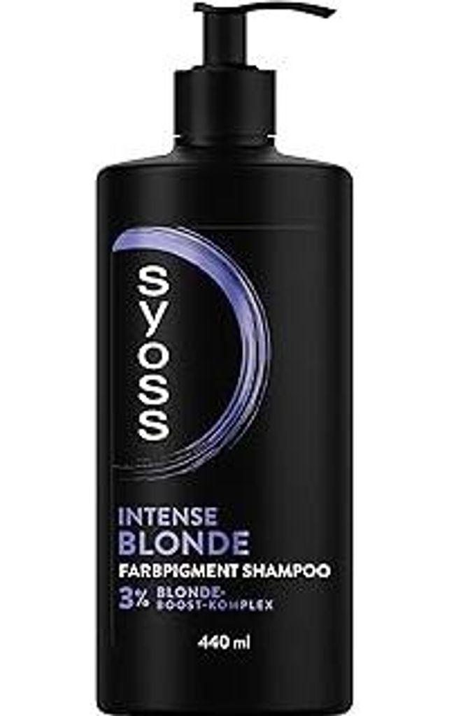 1x Syoss Shampoo Intense Blond Farbpigment Shampoo (440 Produktbild 